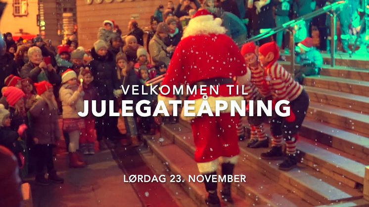 Julegateåpning i Oslo sentrum!