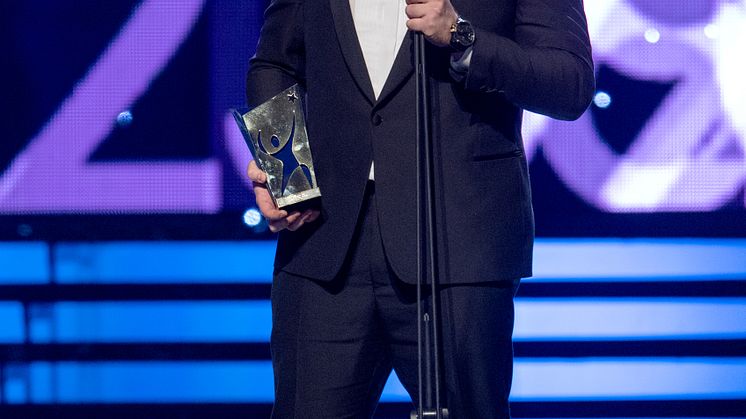  Årets manliga idrottare blev Daniel Ståhl, friidrott (diskus) under Idrottsgalan den 15 januari 2018 i Stockholm.
