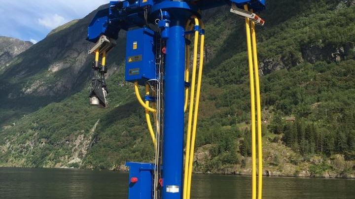 Power point: one of the two Cavotec shore power dispensers that charge the award-winning ferry.