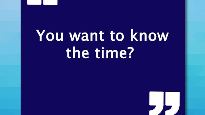 999 - what's the time