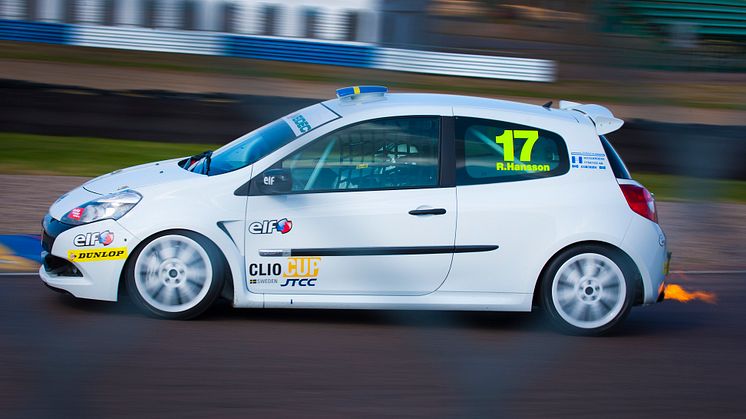 PREMIÄR FÖR RENAULT CLIO CUP I SVERIGE