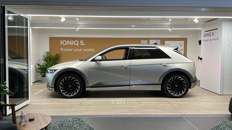 Hyundai IONIQ 5 på plass i Norge. Foto: Hyundai