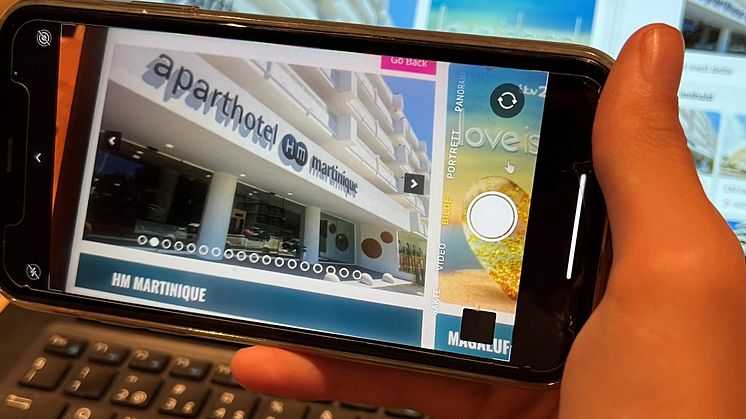Glemt hva bostedet heter? Ta bilde av navnet på hotellet eller skriv det ned.
