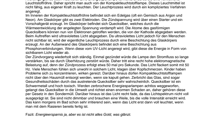 Mit LED Energie sparen aber nicht auf Helligkeit verzichten