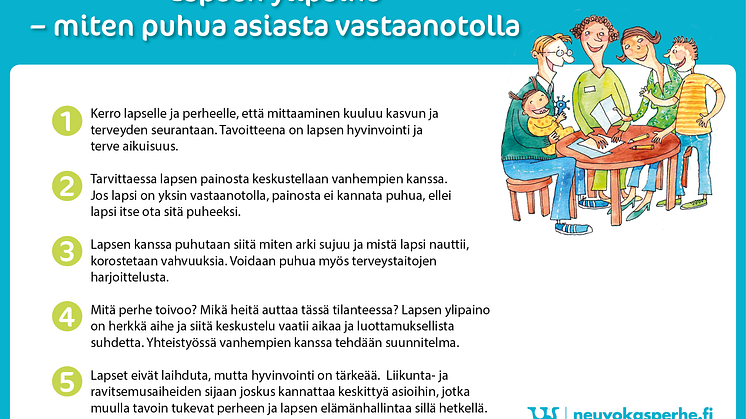 Lapsen ylipaino neuvolassa ja kouluterveydenhuollossa
