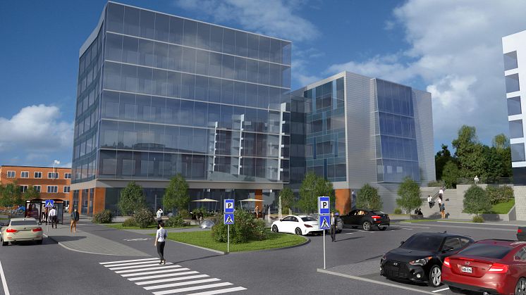 10 500 m2 kontorsyta när kraftstaden bygger nytt