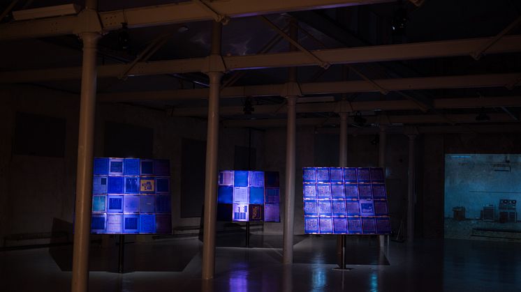 Installationsbild / installation view: Untitled Blue, 2019, Theresa Traore Dahlberg