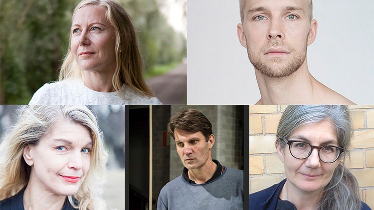 Jessica Nettelbladt, Pontus Lidberg, Claire Parsons, Karl Dunér och Karin Dahlström. Fotografer: Pär Anders Bevmo, Nir Arieli, Tina Axelsson, Sören Vilks och privat.