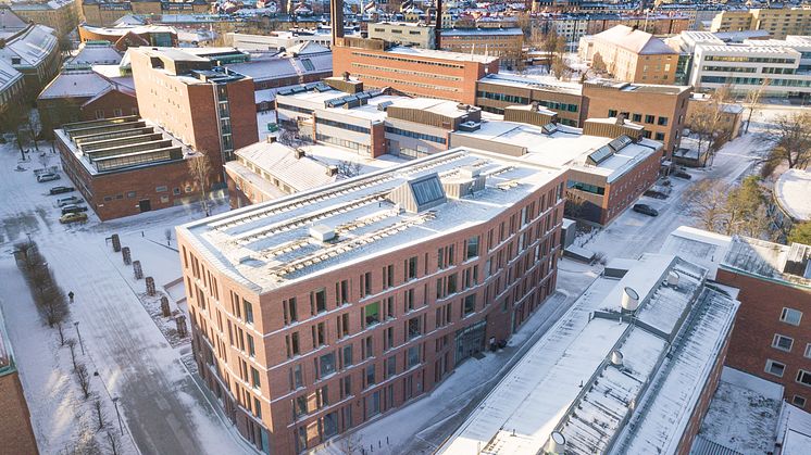 Hållbarhetshuset på KTH. Foto: Peder Lindbom, AIX Arkitekter. 