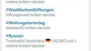 Screenshot Twitter vom 1.10.2018 um ca. 17:35 Uhr