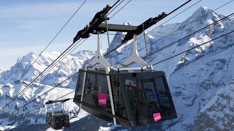 Visualisation Funifor cablecar cabin