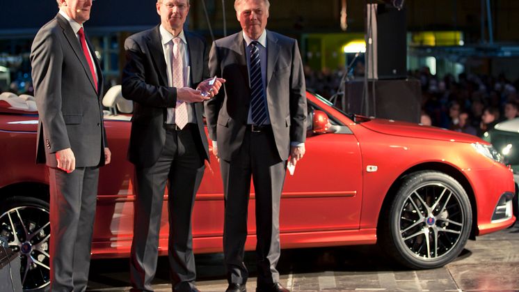 KGK tilldelas Saab Supplier Award 2010 