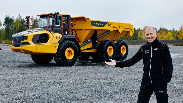 Nya dumpern Volvo A45