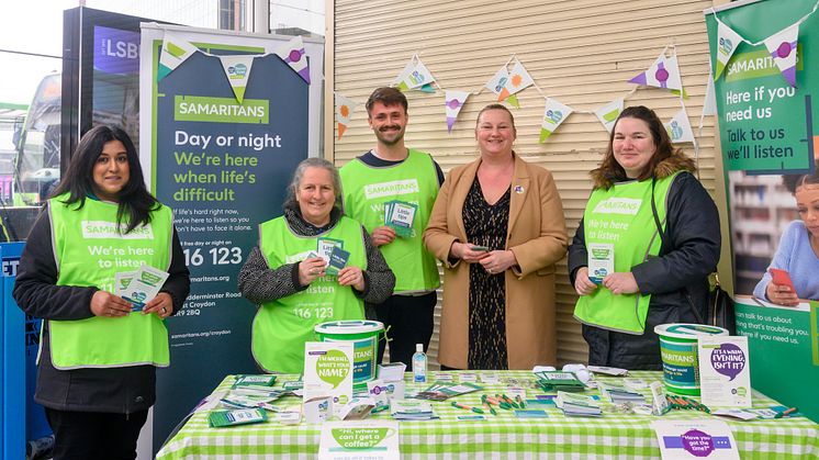 GTR is backing a nationwide campaign from Samaritans by hosting outreach days at its train stations. More images below.