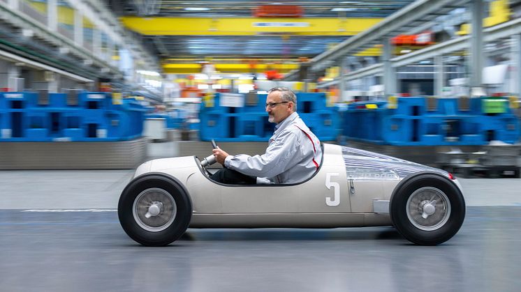 3D print af Sølvpilen fra Audi