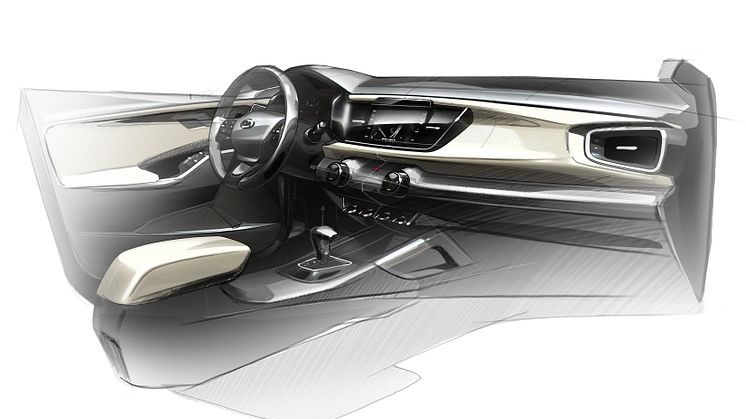 Nya Kia Rio interiör