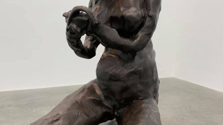 Close up of sculpture from White Cube 