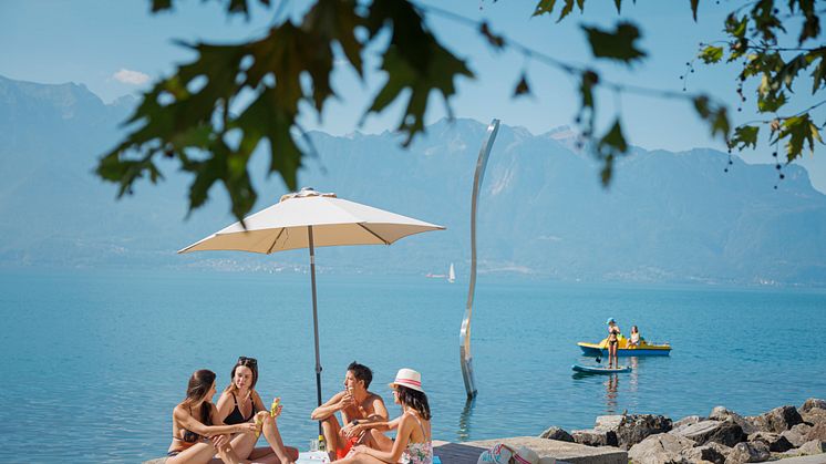Vevey am Genfersee 