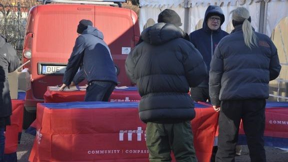 Volontärer från Plymouthbröderna 