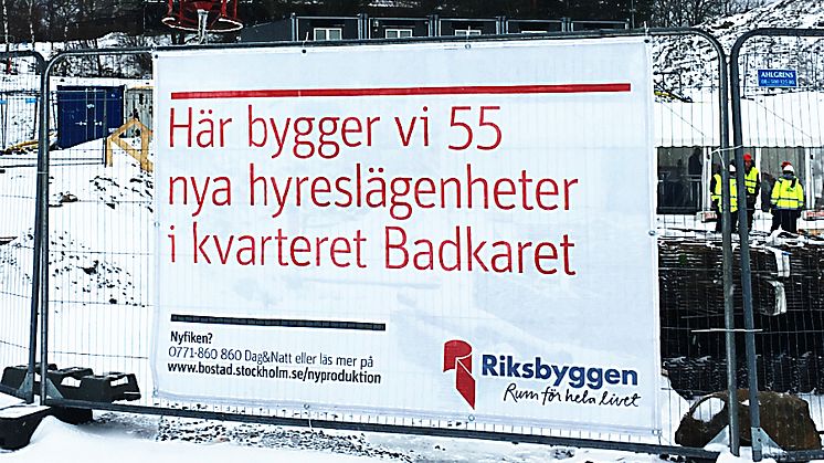 Riksbyggen fördubblar produktionstakten av hyresrätter