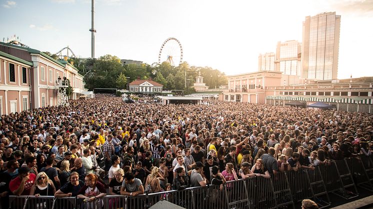 Väskförbud införs vid konserter på Lisebergs stora scen