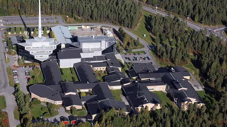 Universitetsområdet flygbild