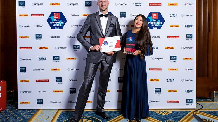 Great Place to Work® utser protek till en av Europas Bästa Arbetsplatser™ 2022