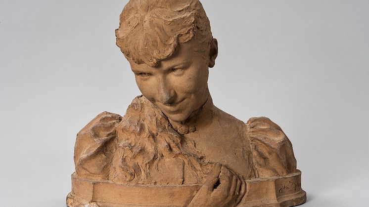 Ida Matton, Sculpted Portrait in Terracotta, 1891. Photo: Anna Danielsson/Nationalmuseum.