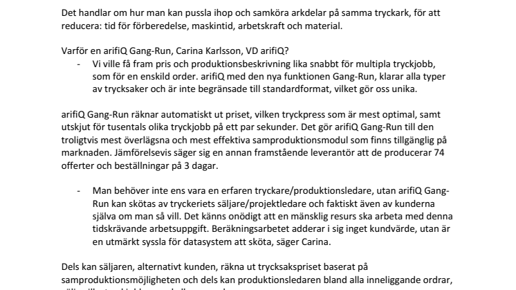 Automatiserad Gang-Run Printing förändrar spelreglerna