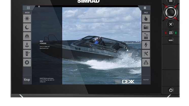 Hi-res image - The Smartgyro application is available on Simrad® series displays, including NSSevo2™