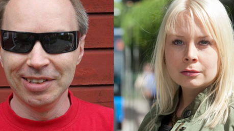 Bild på  Mats Dellrud och Malin Karlsson från Miljöpartiet