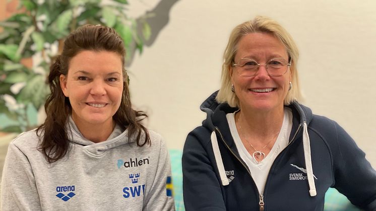 Förbundskapten Martina Aronsson och Sportchef Ulrika Sandmark