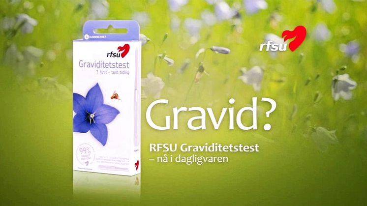 Reklame - RFSU Graviditetstest 
