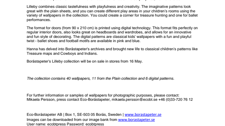 LILLEBY - At last - cool kids' wallpaper!