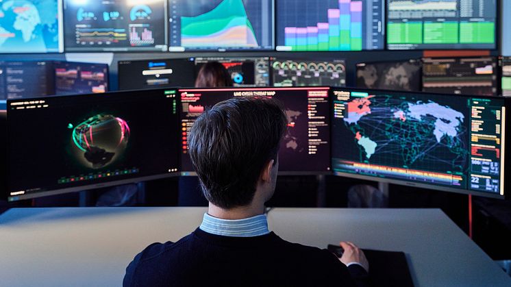 PR-foto: Dubex' Cyber Defence Center