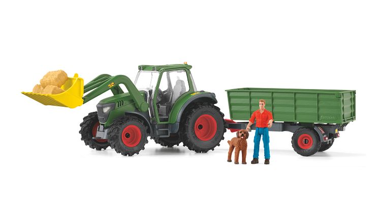 42608_Farm World_Traktor mit Anhänger (c)Schleich