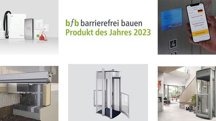 Fünf Lösungen aus verschiedenen Bereichen der Barrierefreiheit stehen zur Wahl! Foto: bfb