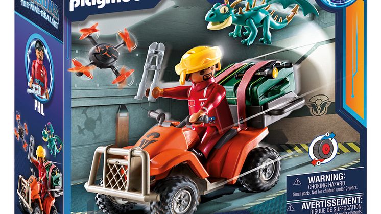 Dragons The Nine Realms - Icaris Quad & Phil (71085) von PLAYMOBIL