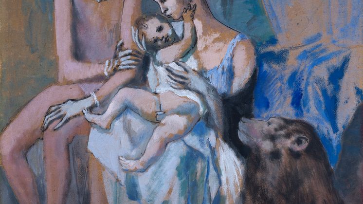 © Akrobatfamilj, 1905, Pablo Picasso / Bildupphovsrätt 2019. Foto: Göteborgs konstmuseum
