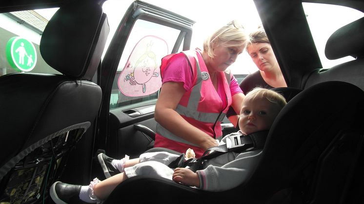 Child car seat safety shows step in the right direction