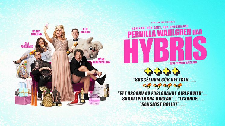 Fler än 100 000 sålda biljetter & Extra föreställningar för Pernilla Wahlgren Har Hybris