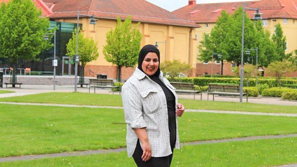 Heba Elkadi från Egypten, Global Swede från Högskolan Kristianstad 2021.
