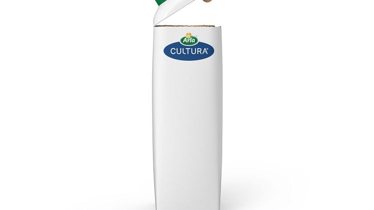 Cultura 1-liters yoghurtkarton med seperable top