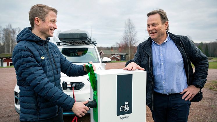 Kenneth Nilsson, Svensk Fordonsladdning och Thomas Lindberg, Elektroskandia.
