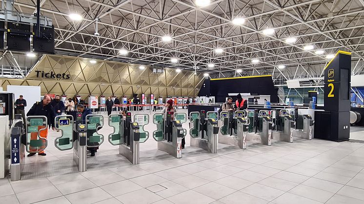 New and improved Gatwick Airport station gates