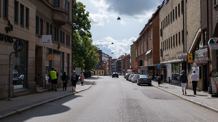 Bankgatan i centrala Lund är en av platserna som ingår i projektet.