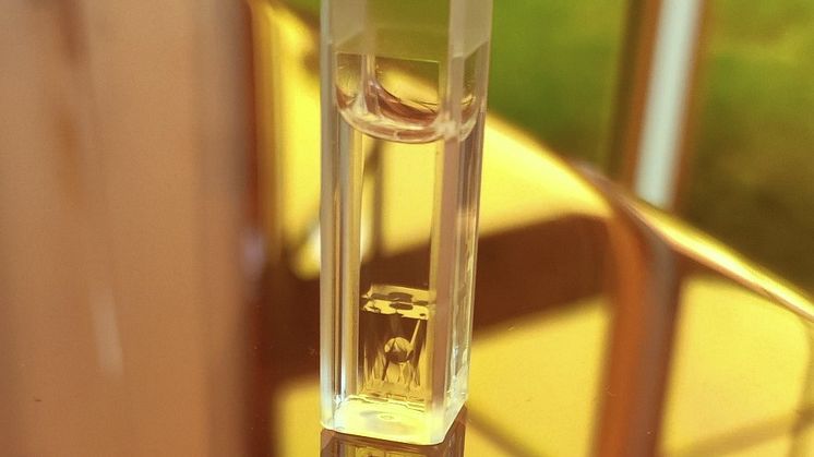 Der 3D-Drucker „XUBE²"  produziert  der TH Wildau hochpräzise Strukturen, wie die im Bild sichtbare Kugel, die als Teststruktur im Reinraum gefertigt wurde. Bild: T. Döhler / TH Wildau 