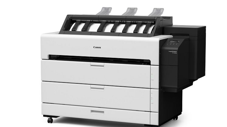 Canons nye imagePROGRAF TZ-32000-serie skriver ut 4 A1-sider i minuttet og er dermed den raskeste skriveren i imagePROGRAF-utvalget.