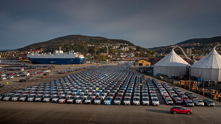 Skip nummer 2 Drammen Mustang Mach-E 2021