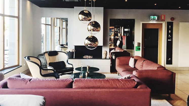 Hotel Opera i Göteborg inreddes i rött, svart och guld